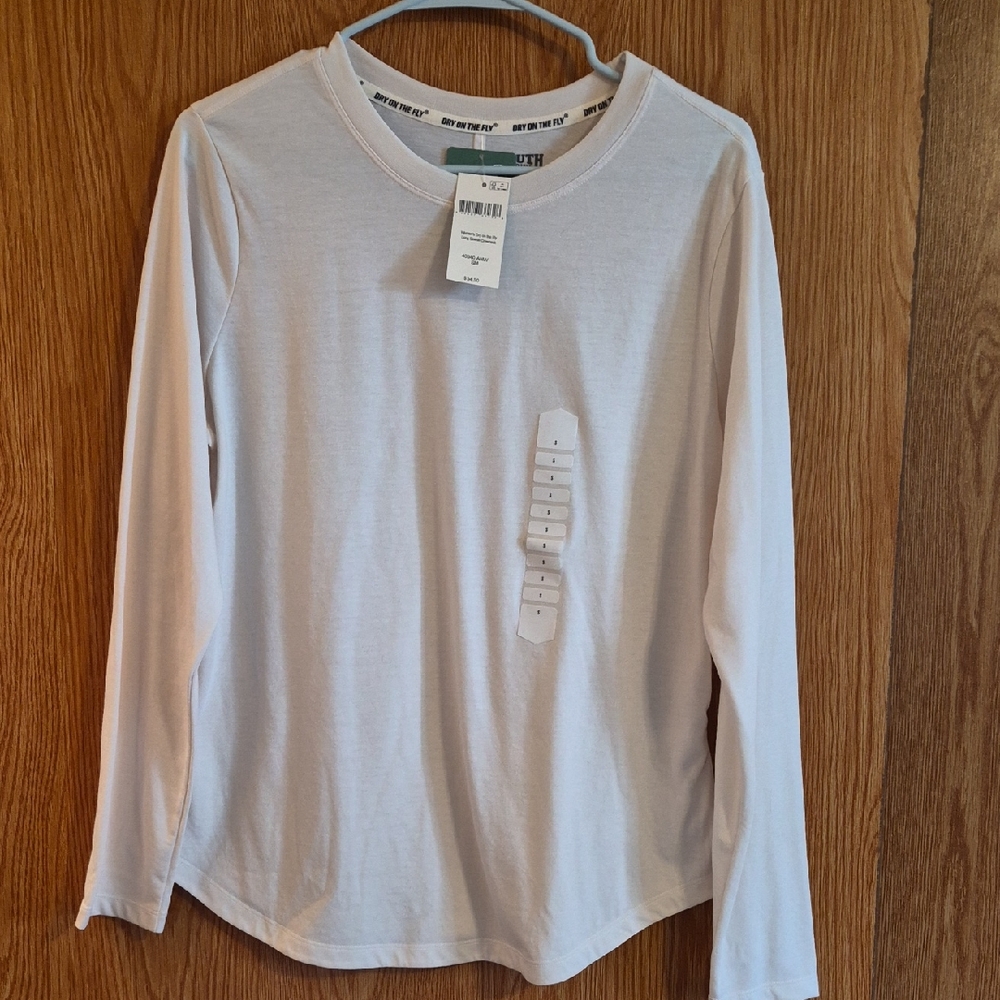 Duluth Trading Co Cream Long Sleeve Shirt